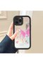 iPhone 14 Pro Compatible Phone Case Butterfly Mirror Anti-Drop Silicone Case - 3
