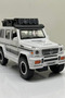 Lighted Musical Friction Powered Luxury White Jeep Toy Car 17X10.5X7 cm - 3