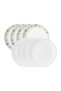 10.25 inches Dinner Plate Set, 4 pcs, Assorted - 4