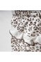Leopard Patterned Ruffled 5-Piece Newborn Hospital Discharge Set with Gloves - 7