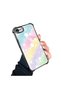 iPhone 7/8/Se 2020 2022 Compatible Transparent Silicone Flutter Protective Case Rainbow Patterns - 4