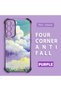Samsung Galaxy A25 Compatible Transparent Silicone Flutter Protective Case Colorful Cloud Patterns - 2