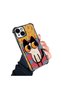 iPhone 14 Compatible Transparent Silicone Flutter Protective Case Kitten Patterns - 3