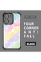 Xiaomi Redmi 13C Compatible Transparent Silicone Flutter Protective Case Rainbow Patterns - 2