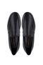 Men's Genuine Leather Black Antique Loafer Shoes - 5