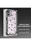 Samsung Galaxy A05 Compatible Transparent Silicone Flutter Protective Case Strawberry Patterns - 3