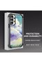 Samsung Galaxy A13 4g Compatible Transparent Silicone Flutter Protective Case Colorful Cloud Patterns - 4