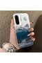 Samsung Galaxy A56 Compatible Silicone Edge Hard Back Anti-Fall Case Mountain Peak Patterns