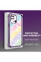 Xiaomi Redmi 10C Compatible Transparent Silicone Flutter Protective Case Rainbow Patterns - 4