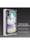 Samsung Galaxy A04E Compatible Transparent Silicone Flutter Protective Case Colorful Cloud Patterns - 4