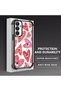 Samsung Galaxy A25 Compatible Transparent Silicone Flutter Protective Case Evil Eye Pattern - 3