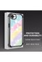 iPhone 16E Compatible Transparent Silicone Flutter Protective Case Rainbow Patterns - 4