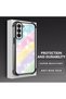 Samsung Galaxy S21 Fe 5g Compatible Transparent Silicone Flutter Protective Case Rainbow Patterns - 5