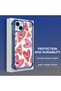 iPhone 14 Plus Compatible Transparent Silicone Flutter Protective Case Evil Eye Pattern - 3
