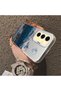 Samsung Galaxy S24 Fe Compatible Silicone Edge Hard Back Anti-Fall Case Mountain Peak Patterns - 4