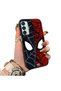 Samsung Galaxy M15 Compatible Silicone Edge Hard Back Anti-Fall Case Spiderman Patterns