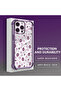 iPhone 14 Pro Max Compatible Transparent Silicone Flutter Protective Case Strawberry Patterns - 3