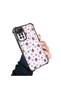 Xiaomi Redmi Note 12 Pro 4g Compatible Transparent Silicone Flutter Protective Case Strawberry Patterns - 2