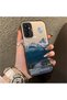 Samsung Galaxy M23/M13 Compatible Silicone Edge Hard Back Anti-Fall Case Mountain Peak Patterns
