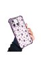 Xiaomi Redmi 12C Compatible Transparent Silicone Flutter Protective Case Strawberry Patterns - 2