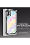 Samsung Galaxy A04E Compatible Transparent Silicone Flutter Protective Case Rainbow Patterns - 4