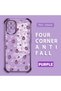 Samsung Galaxy M12/A12 Compatible Transparent Silicone Flutter Protective Case Strawberry Patterns