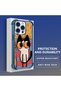 iPhone 16 Pro Compatible Transparent Silicone Flutter Protective Case Kitten Patterns
