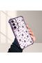 Samsung Galaxy A23 Compatible Transparent Silicone Flutter Protective Case Strawberry Patterns - 4