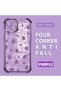 iPhone 14 Compatible Transparent Silicone Flutter Protective Case Strawberry Patterns