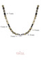 Certified Labradorite Stone Mix Hematite 6 mm Men's Natural Stone Necklace - 3