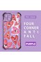 iPhone 14 Plus Compatible Transparent Silicone Flutter Protective Case Evil Eye Pattern