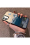 iPhone 12 Compatible Silicone Edge Hard Back Anti Fall Case Mountain Peak Patterns - 3