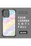 Xiaomi Redmi 12 4g Compatible Transparent Silicone Flutter Protective Case Rainbow Patterns - 3