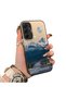Samsung Galaxy A25 Compatible Silicone Edge Hard Back Anti-Fall Case Mountain Peak Patterns - 2