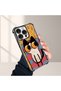 iPhone 16 Pro Compatible Transparent Silicone Flutter Protective Case Kitten Patterns - 4