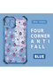 iPhone 14 Compatible Transparent Silicone Flutter Protective Case Strawberry Patterns