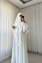 Ferace Souffle Set, Medina Silk Dress, Chiffon Souffle, Princess Set, Hajj, Umrah