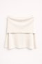 7009 Women's Madonna Collar Knitwear Blouse Natural