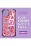 iPhone 13 Compatible Transparent Silicone Flutter Protective Case Evil Eye Pattern