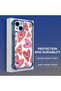 iPhone 14 Compatible Transparent Silicone Flutter Protective Case Evil Eye Pattern - 3