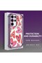 Samsung Galaxy S23 Ultra Compatible Transparent Silicone Flutter Protective Case Evil Eye Pattern - 3