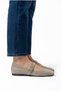 Gold Buckle Troplu Patent Leather Women's Ballerina Shoes Gold Buckle Stylish Lightweight Orthopedic Non-Sound Sole - 3