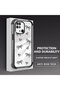 Xiaomi Redmi 10C Compatible Transparent Silicone Flutter Protective Case Heart Patterns - 3