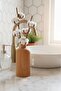 Wooden Vase Tamara Small Decorative Cobalt 16 cm - 3