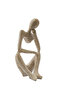 3-Piece Sandstone Thinker Abstract Resin Figurines - 6