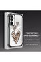 Samsung Galaxy A35 Compatible Transparent Silicone Flutter Protective Case Leopard Patterns - 4