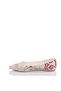 Valentine's Day Themed Multicolored Women's Ballerinas - 5