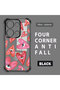 Xiaomi Poco M6 Pro 4g Compatible Transparent Silicone Flutter Protective Case Evil Eye Pattern