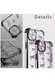 Xiaomi Redmi 14C Compatible Transparent Silicone Flutter Protective Case Heart Patterns - 7