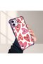 iPhone 12 Compatible Transparent Silicone Flutter Protective Case Evil Eye Pattern - 4